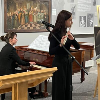 Koncert uczniów Państwowej Szkoły Muzycznej I i II st. w Łomży [Noc Muzeów 2025]